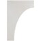 Ekena Millwork 1 3/4"W x 8"D x 12"H Clarksville Wood Vintage Decor Bracket, Chalk Dust White BKTWD02X08X12CVWH - alternate 3